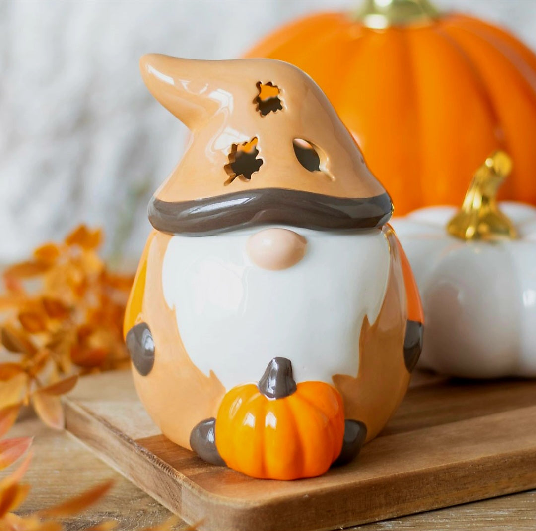 Pumpkin Gonk Ceramic Burner