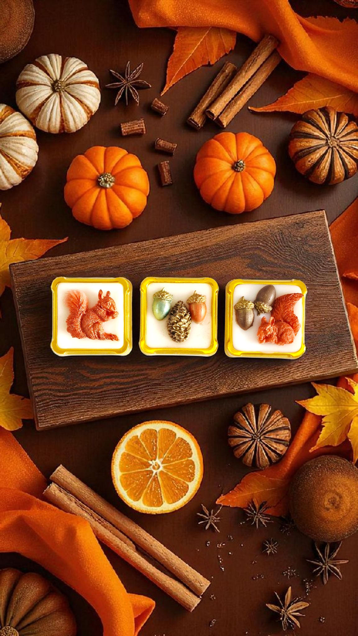 Autumn mini slabs - Mocha Milkshake