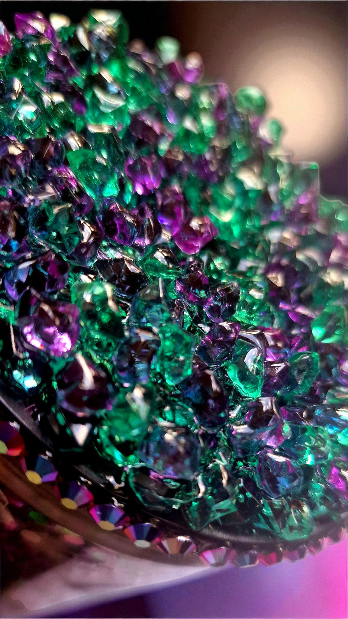 🖤Purple, green, and black Maleficent no-globe 24oz tumbler🖤