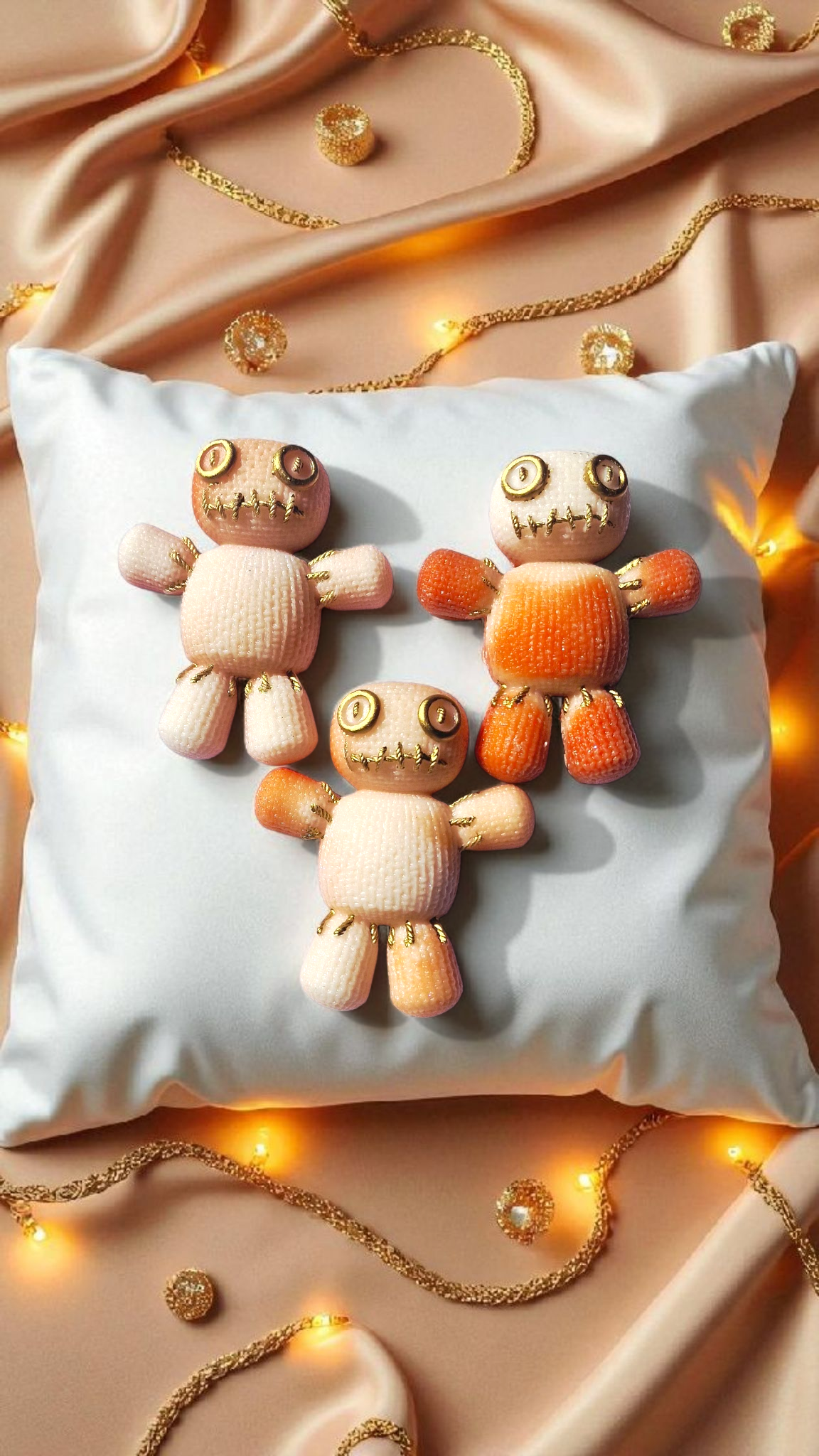 Voodoo Doll Wax Melt Shapes