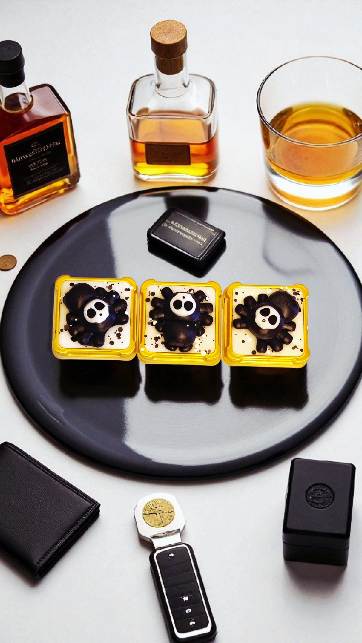 Spider mini square slabs - Fresh linen