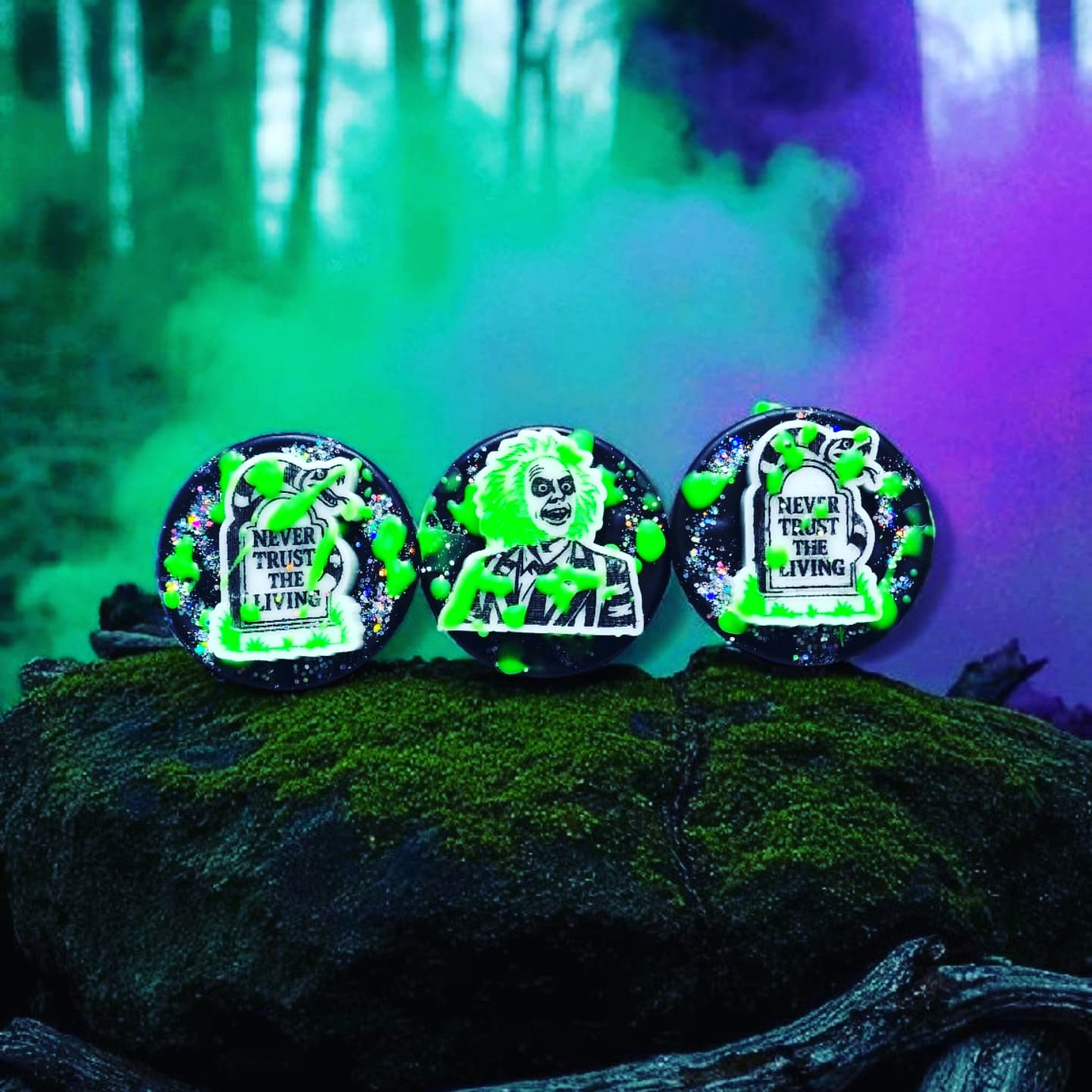 Beetlejuice and Never Trust The Living Wax Melt Pods