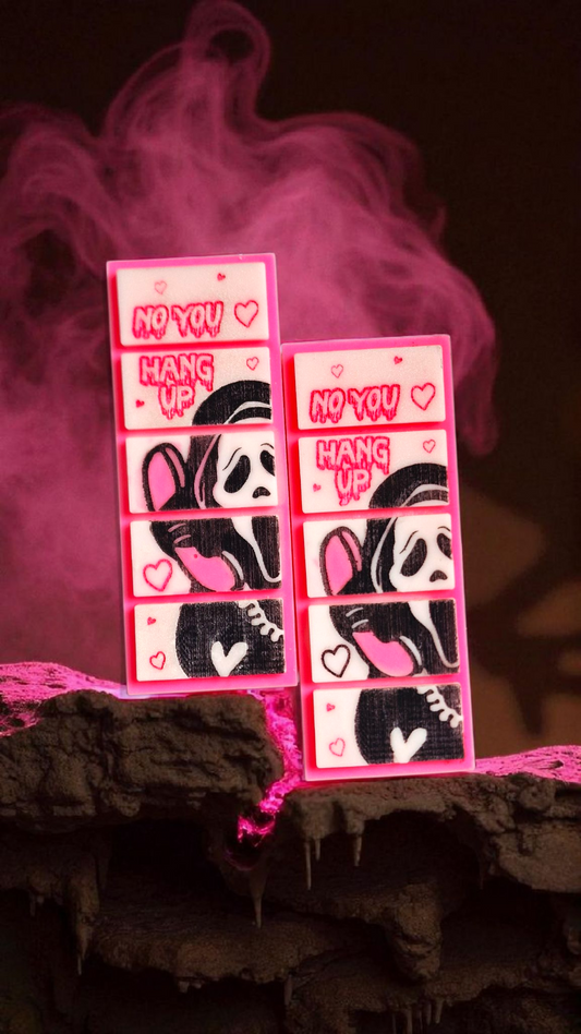 Ghost face "No, you hang up" snapbar